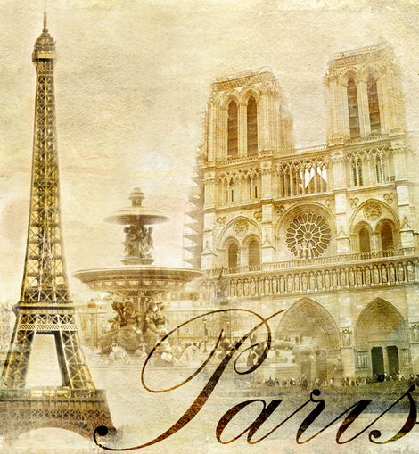 Old beautiful Paris