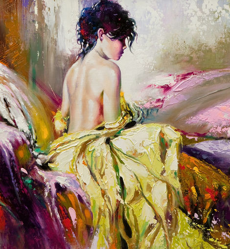 Portrait of the nude girl